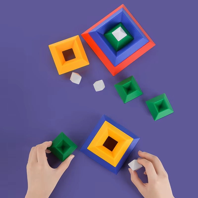 3D Geometric Building Blocks - Brain Development + Hand-Eye + Coordination